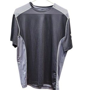 Men’s Under Armour workout shirt, Large, Grey & Black